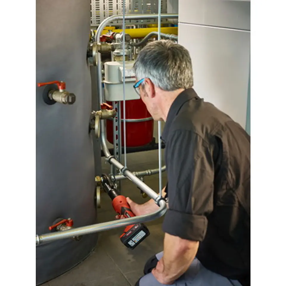 Maquina de Cravar Tubo Pex/Multicamada 18V RP219 + Matriz TH16-20-26 RIDGID  7