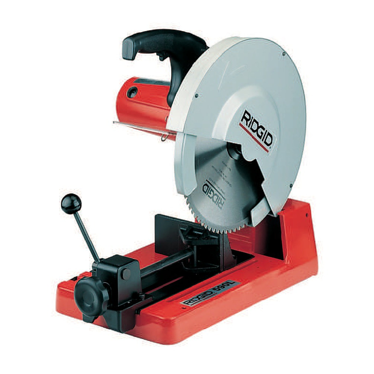 Serra Corte a Seco de Metal 230V 2.200W Ø355mm 590L RIDGID 2