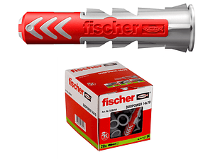 20 Un. Bucha Nylon DuoPower Ø14mm x 70mm 538244 FISCHER