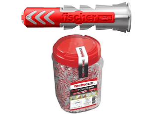 400 Un. Bucha Nylon DuoPower Ø8mm x 40mm 557384 FISCHER 