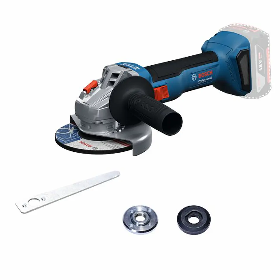 Conjunto Aparafusadora GSR 18V-45 + Aparafusadora impacto GDX 18V-200 + Rebarbadora GWS 18V-8 (125) + Martelo GBH 18V-22 + 2 Baterias 18V 4.0Ah PRIMEKIT BOSCH 5