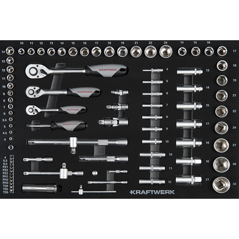 Carro de Ferramentas 7 Gavetas com 194 Peças LT LINE LT700 KW101.107.200-4 KRAFTWERK 2