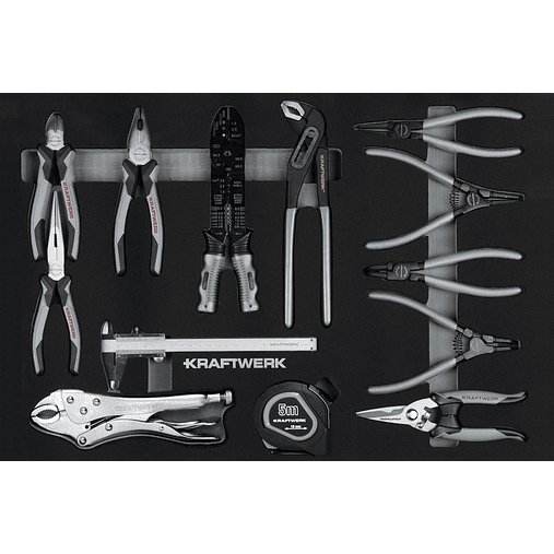 Carro de Ferramentas 7 Gavetas com 194 Peças LT LINE LT700 KW101.107.200-4 KRAFTWERK 5