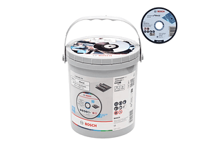 Balde com 100 discos de corte Standard for metal 115 x 1mm BOSCH