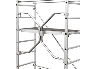 Mini Andaime de Alumínio com Sistema de Dobragem Rápida 1.300 x 550 mm ES-PONTAL ESCALIBUR BY FARAONE