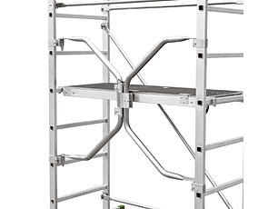 Mini Andaime de Alumínio com Sistema de Dobragem Rápida 1.300 x 550 mm ES-PONTAL ESCALIBUR BY FARAONE