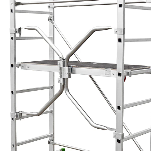 Mini Andaime de Alumínio com Sistema de Dobragem Rápida 1.300 x 550 mm ES-PONTAL ESCALIBUR BY FARAONE