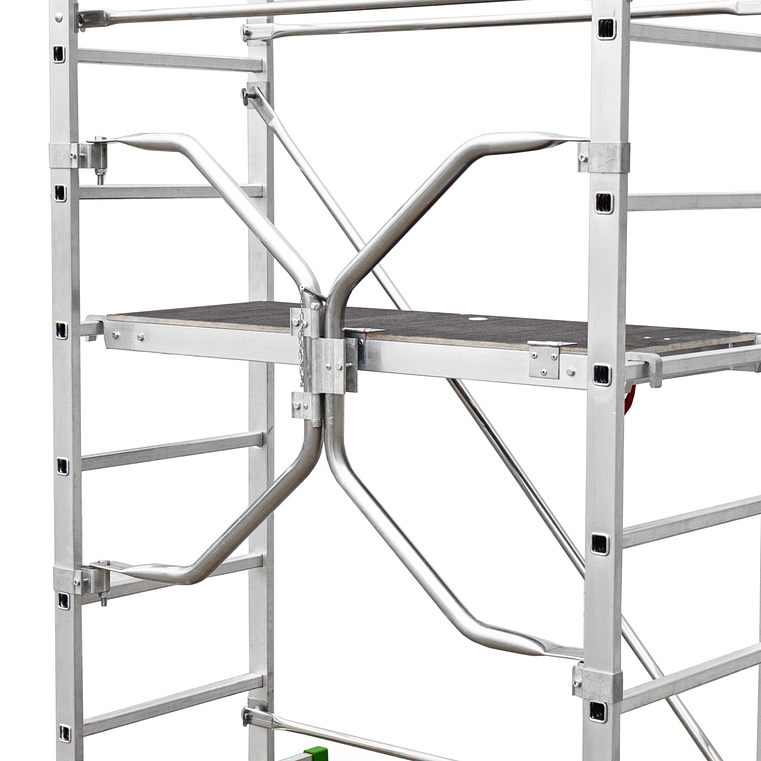 Mini Andaime de Alumínio com Sistema de Dobragem Rápida 1.300 x 550 mm ES-PONTAL ESCALIBUR BY FARAONE 2