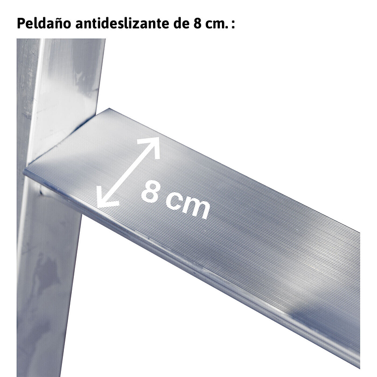 Escada de Alumínio de Armazém com Plataforma e Rodas ES-SM ESCALIBUR BY FARAONE 3