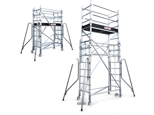 Andaime de Alumínio Extensível com Corda 1.600X800 mm RAPIDO160-S FARAONE