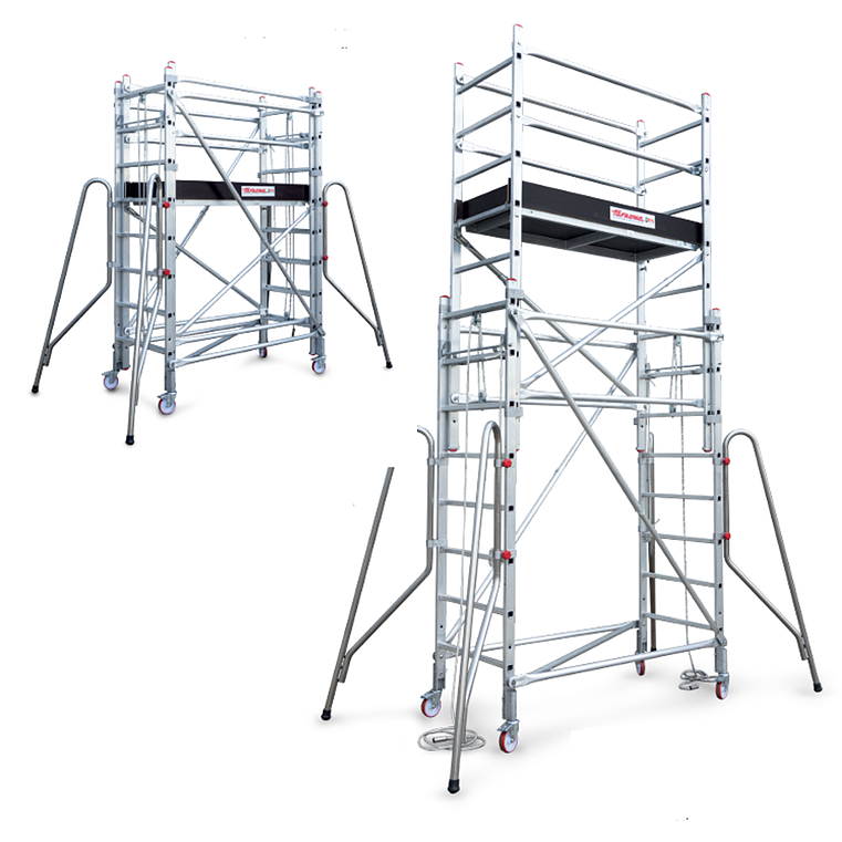 Andaime de Alumínio Extensível com Corda 1.600X800 mm RAPIDO160-S FARAONE 1