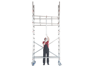 Andaime de Alumínio com Montagem de Segurança 1.80 X 0.75 MT TOP SYSTEM 75 FARAONE