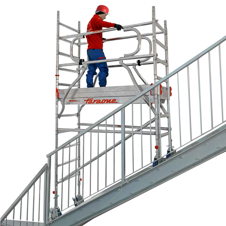 Andaime de Alumínio com Montagem de Segurança 3.00 X 0.75 MT TOP SYSTEM 75 FARAONE 5