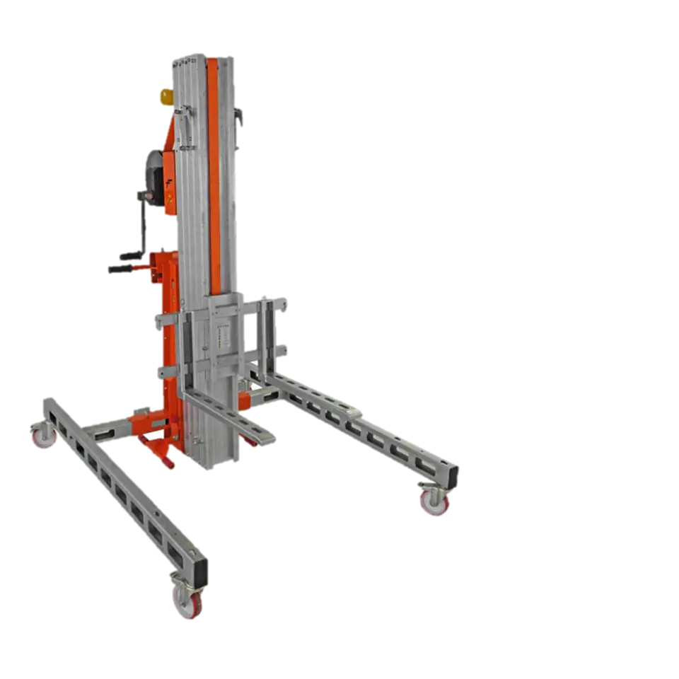 Elevador Manual em Alumínio 150 Kg Altura 6,00 Metros HW-BIG FARAONE  1