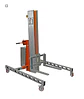 Elevador Elétrico em Alumínio 300 Kg Altura 1,51 Metros HW-BIGEL FARAONE - vignette 1