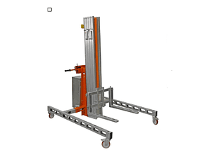 Elevador Elétrico em Alumínio 300 Kg Altura 3,00 Metros HW-BIGEL FARAONE