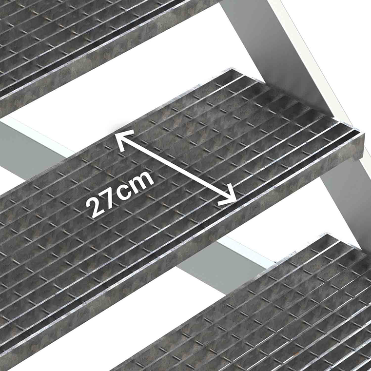 Escada de Alumínio com Cantiléver Tramex e Rodas SB-T FARAONE 2