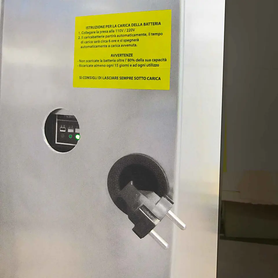 Escada de Alumínio com Plataforma e Superfície de Carga Elétrica PICK FARAONE 5