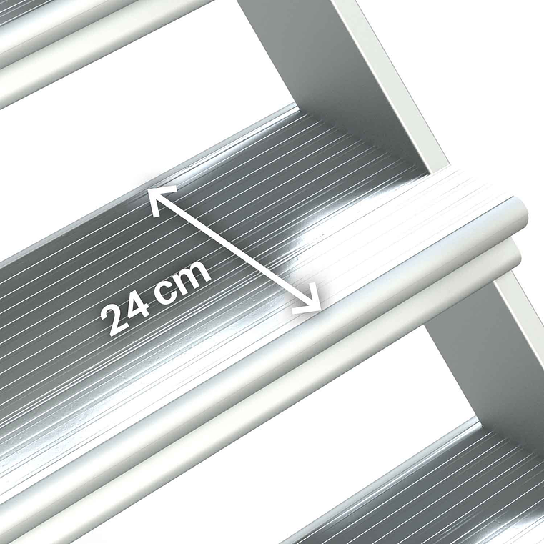 Escada de Alumínio 5 Degraus para Reboques ou Camiões Frigoríficos SY-CA FARAONE 4