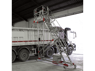 Escada de Alumínio com Plataforma para Camiões e Autocarros SY-BA FARAONE