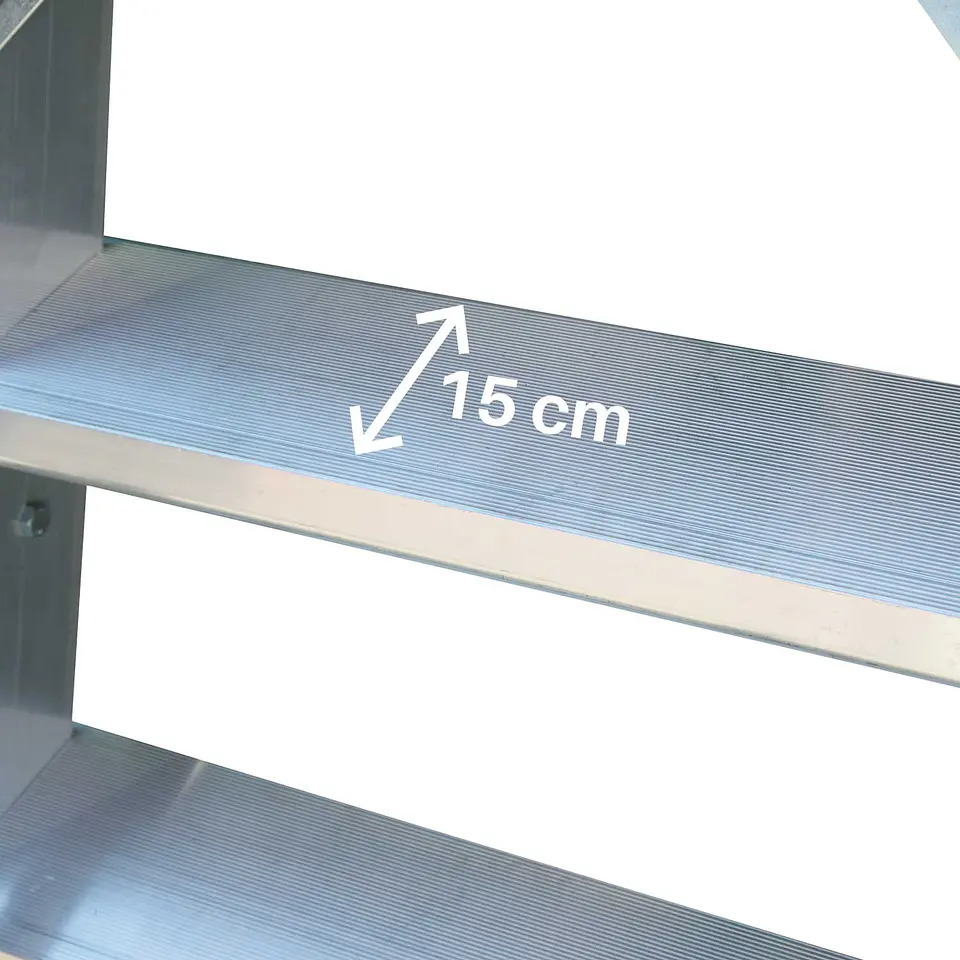 Escada de Alumínio com Plataforma para Camiões e Autocarros TSA-AB/3 FARAONE 2
