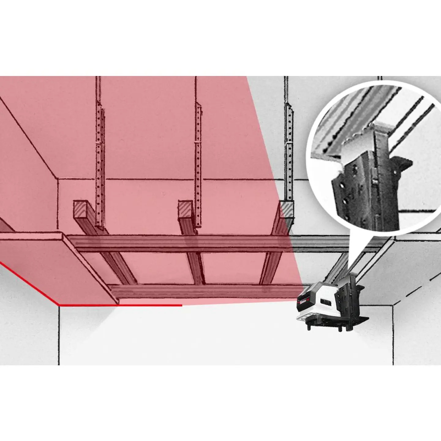 Nível Laser vermelho de 2 Linhas MasterCross-Laser 2 LASERLINER 6