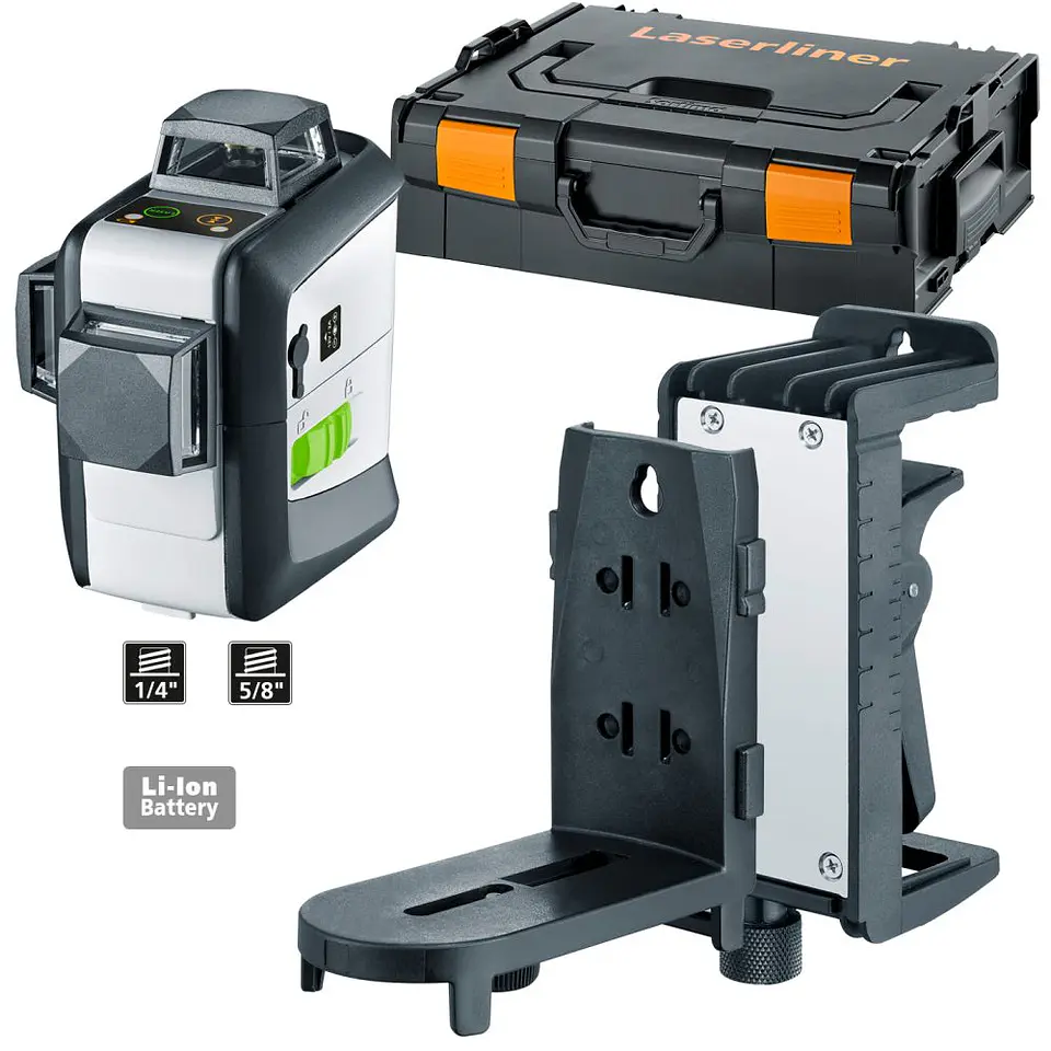 Nível Laser Verde 3 Linhas 360º SuperPlane-Laser 3G Pro LASERLINER 1