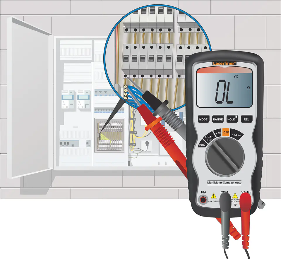 Multímetro Digital MultiMeter-Compact LASERLINER 3