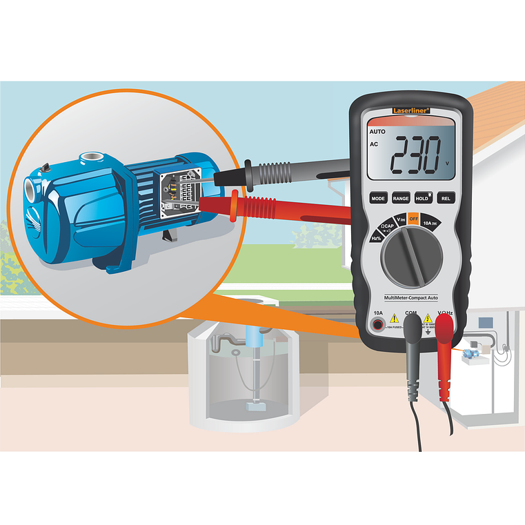 Multímetro Digital MultiMeter-Compact LASERLINER 4