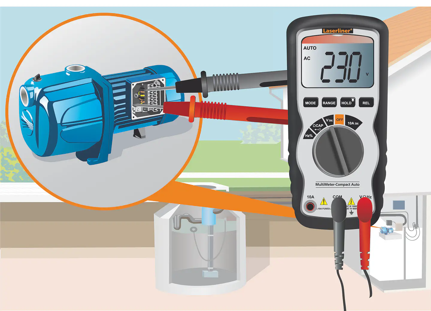 Multímetro Digital MultiMeter-Compact LASERLINER 4