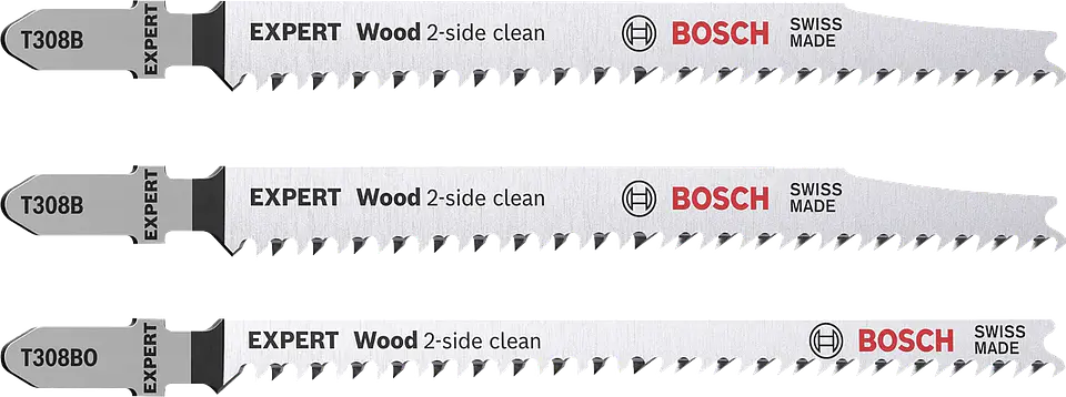 Lamina de Serra Vertical T 308 B EXPERT WOOD BOSCH (3 Unidades) 1