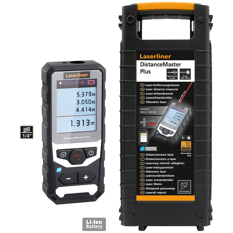 Medidor de Distancias Laser 100 MT DistanceMaster Plus 100 m LASERLINER 2