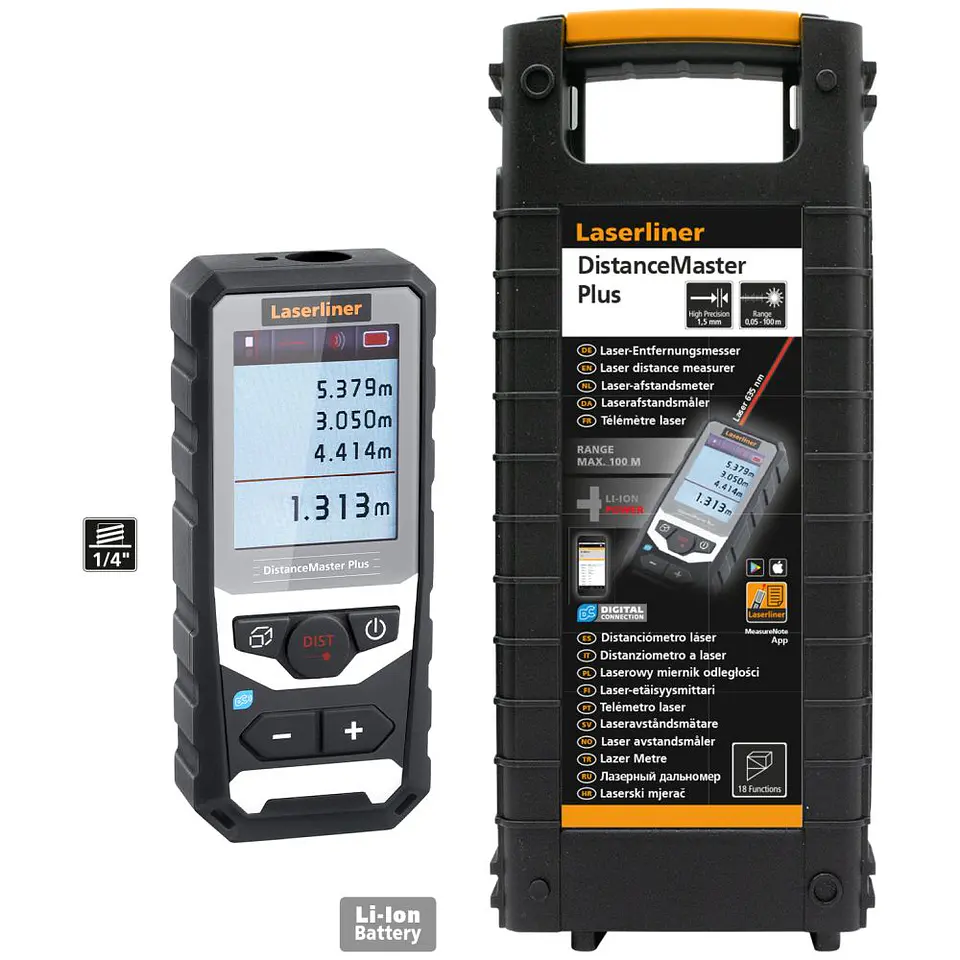 Medidor de Distancias Laser 100 MT DistanceMaster Plus 100 m LASERLINER 2