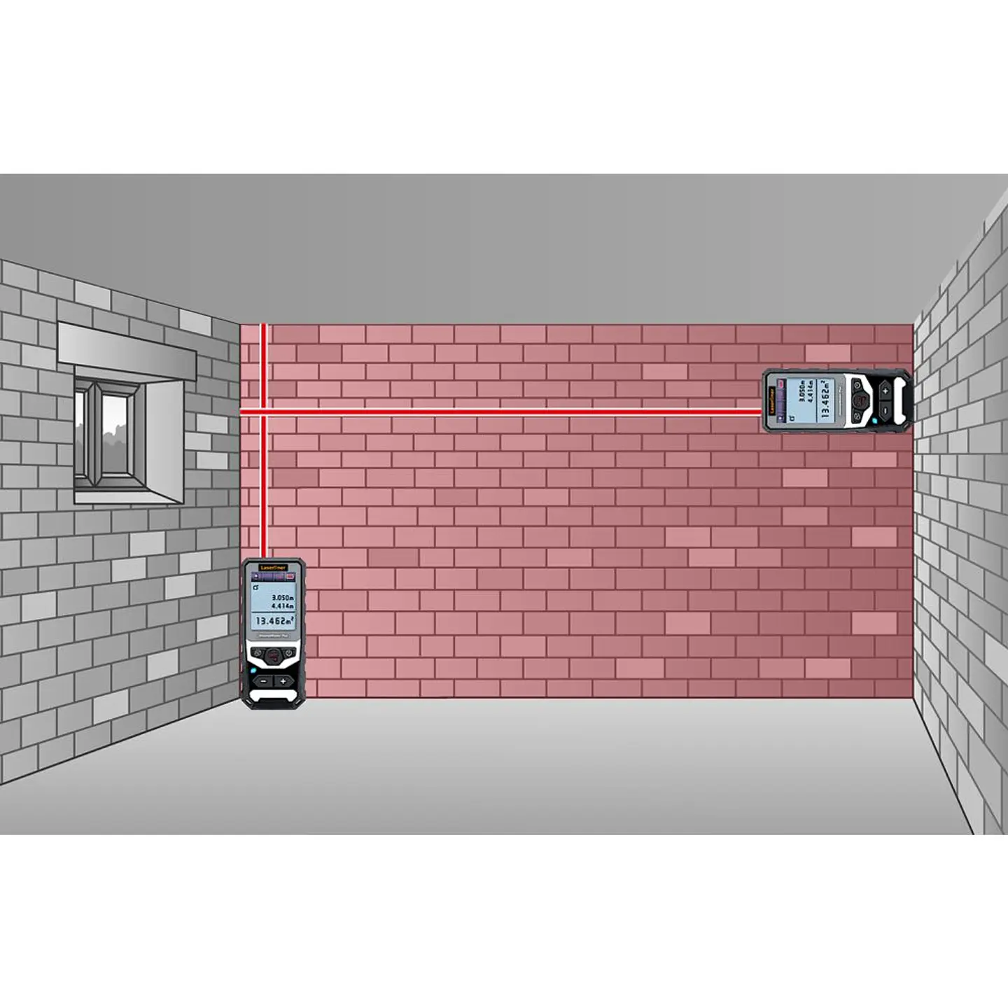 Medidor de Distancias Laser 100 MT DistanceMaster Plus 100 m LASERLINER 6