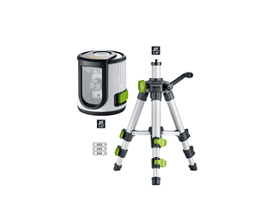 Nível Laser 2 Linhas Verde com Tripé EasyCross-Laser Work Set LASERLINER
