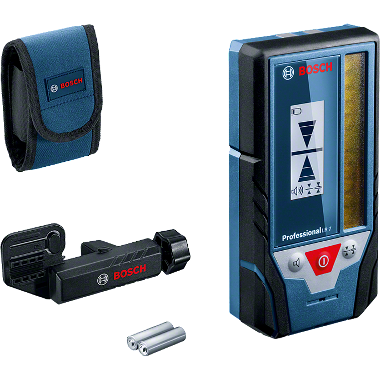 Nivel laser 3 Linhas Verdes GLL 12V-100-33 CG + 1 Bateria 12V 2.0Ah BOSCH + Receptor Laser LR 7 + Tripé BT 150 BOSCH 3