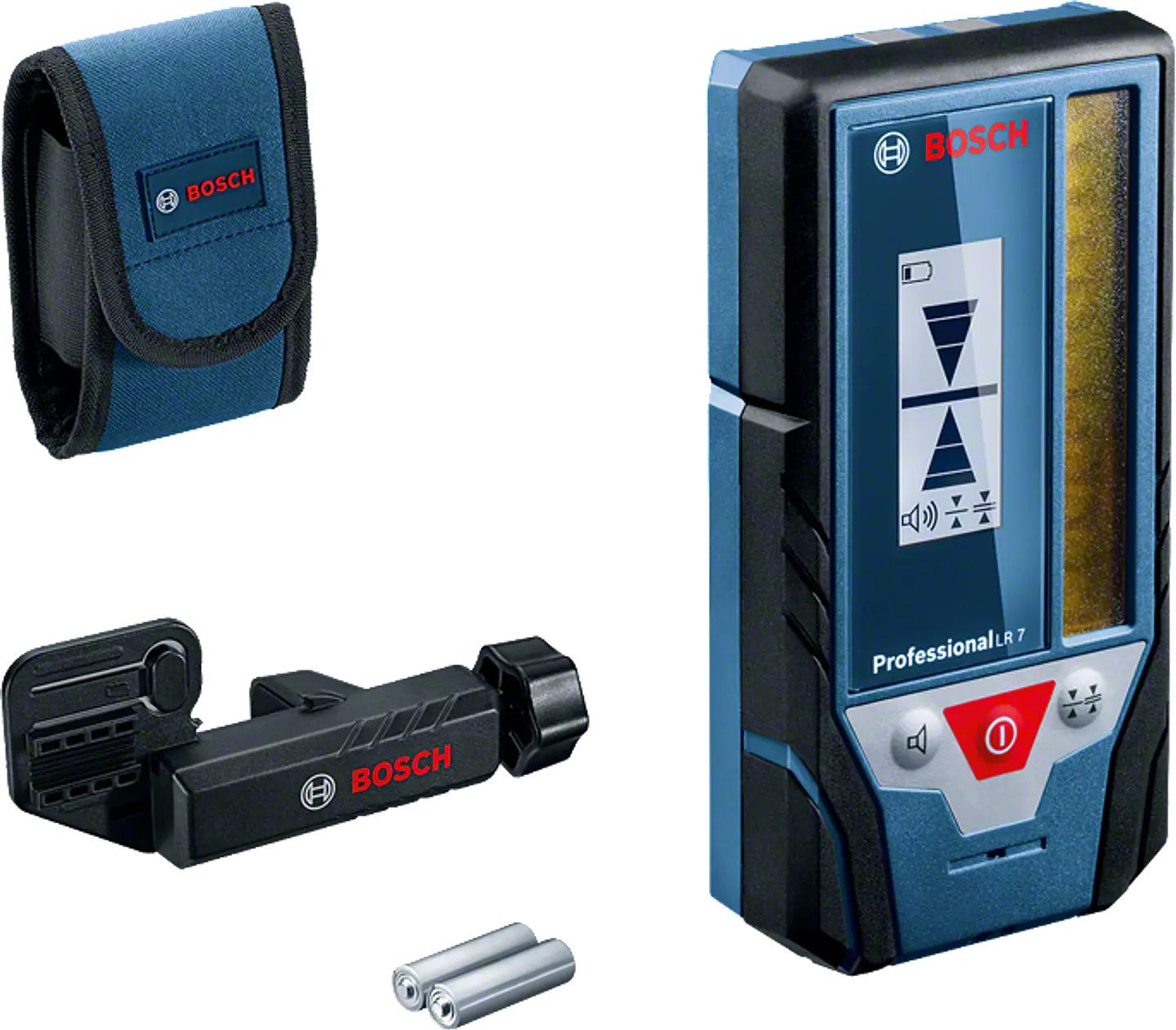 Nivel laser 3 Linhas Verdes GLL 12V-100-33 CG + 1 Bateria 12V 2.0Ah BOSCH + Receptor Laser LR 7 + Tripé BT 150 BOSCH 3