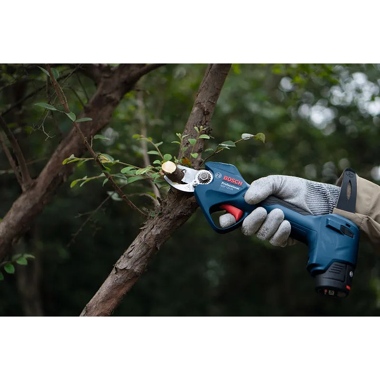 Tesoura de jardim sem fio GGP 12V-25 + 2 baterias 12V 3.0Ah BOSCH 5