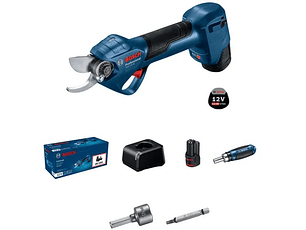 Tesoura de jardim sem fio GGP 12V-25 + 2 baterias 12V 3.0Ah BOSCH
