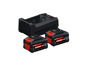 Conjunto 2 baterias 18V 5.5 Ah EXPERT EXBA18V-55 + carregador GAL12V/18V-80 BOSCH