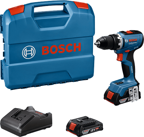 Aparafusadora/Berbequim sem fio GSR 18V-65 + 2 Baterias 18V 2.0Ah BOSCH