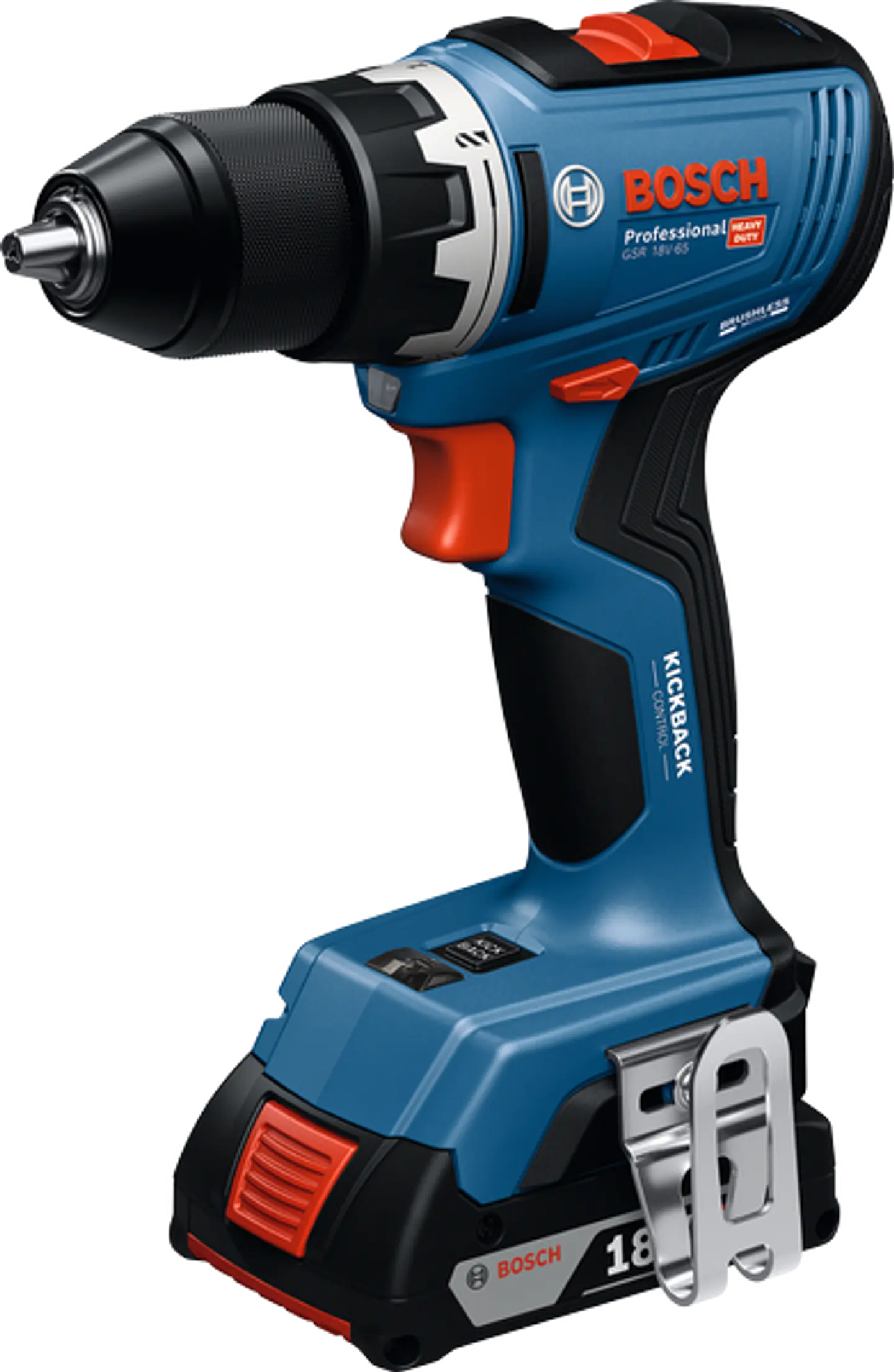 Aparafusadora/Berbequim sem fio GSR 18V-65 + 2 Baterias 18V 5.0Ah BOSCH 2