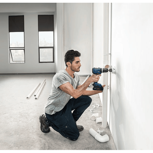 Aparafusadora/Berbequim com percussão sem fio GSB 18V-65 + Mala L-BOXX BOSCH 7