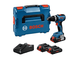 Aparafusadora/Berbequim com percussão sem fio GSB 18V-65 + 3 Baterias ProCORE18V 4.0Ah BOSCH