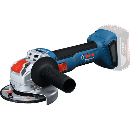 Rebarbadora sem fio X-LOCK GWS 18V-8 (125) + Mala L-BOXX BOSCH 2