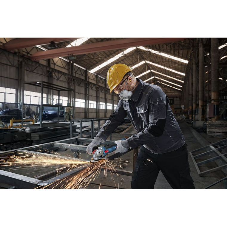 Rebarbadora sem fio X-LOCK GWS 18V-8 (125) + Mala L-BOXX BOSCH 5