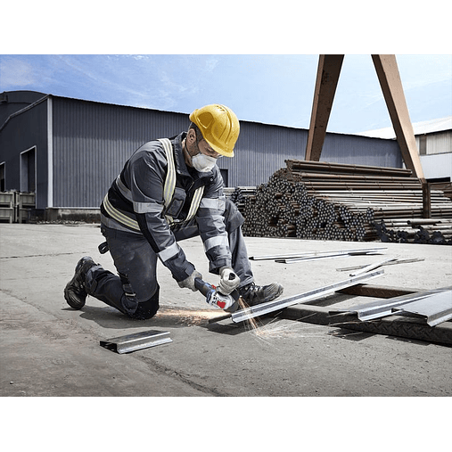 Rebarbadora sem fio X-LOCK GWS 18V-8 (125) + 2 Baterias 18V 4.0Ah BOSCH 4