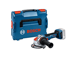 Rebarbadora com regulador de rotações sem fio X-LOCK GWS 18V-11 S (125) + L-BOXX BOSCH