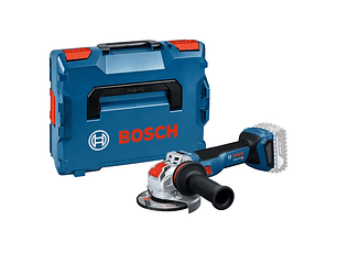 Rebarbadora com regulador de rotações sem fio X-LOCK GWS 18V-11 S (125) + L-BOXX BOSCH