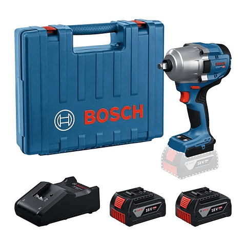 Aparafusadora de impacto sem fio GDS 18V-780 + 2 Baterias 18V 5.0Ah BOSCH